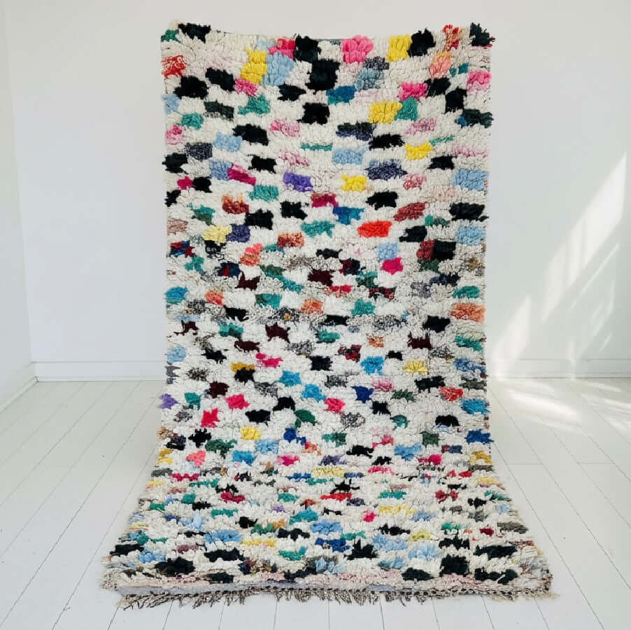 Moroccan Boucherouite Rug - Mashi Moosh