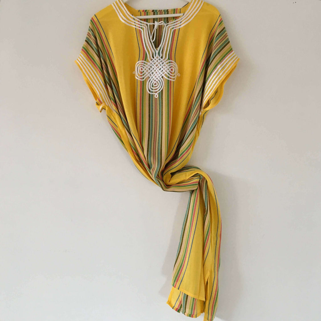 Kaftan - Striped (Lemon) - Mashi Moosh