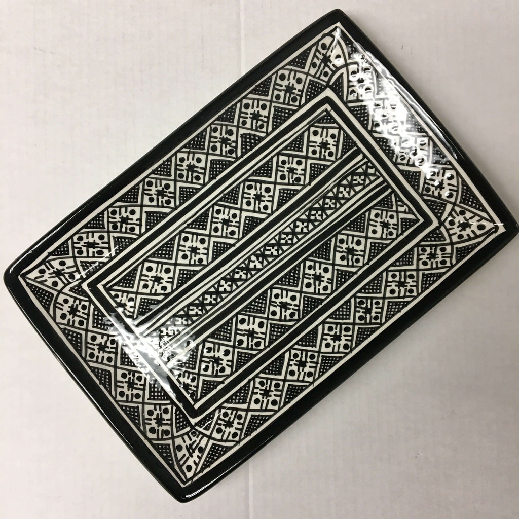Fassi Rectangle Serving Dish - Black #1, 2, 3 - Mashi Moosh