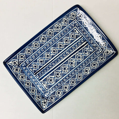 Fassi Rectangle Serving Dish - Blue #1, 2, 3 - Mashi Moosh