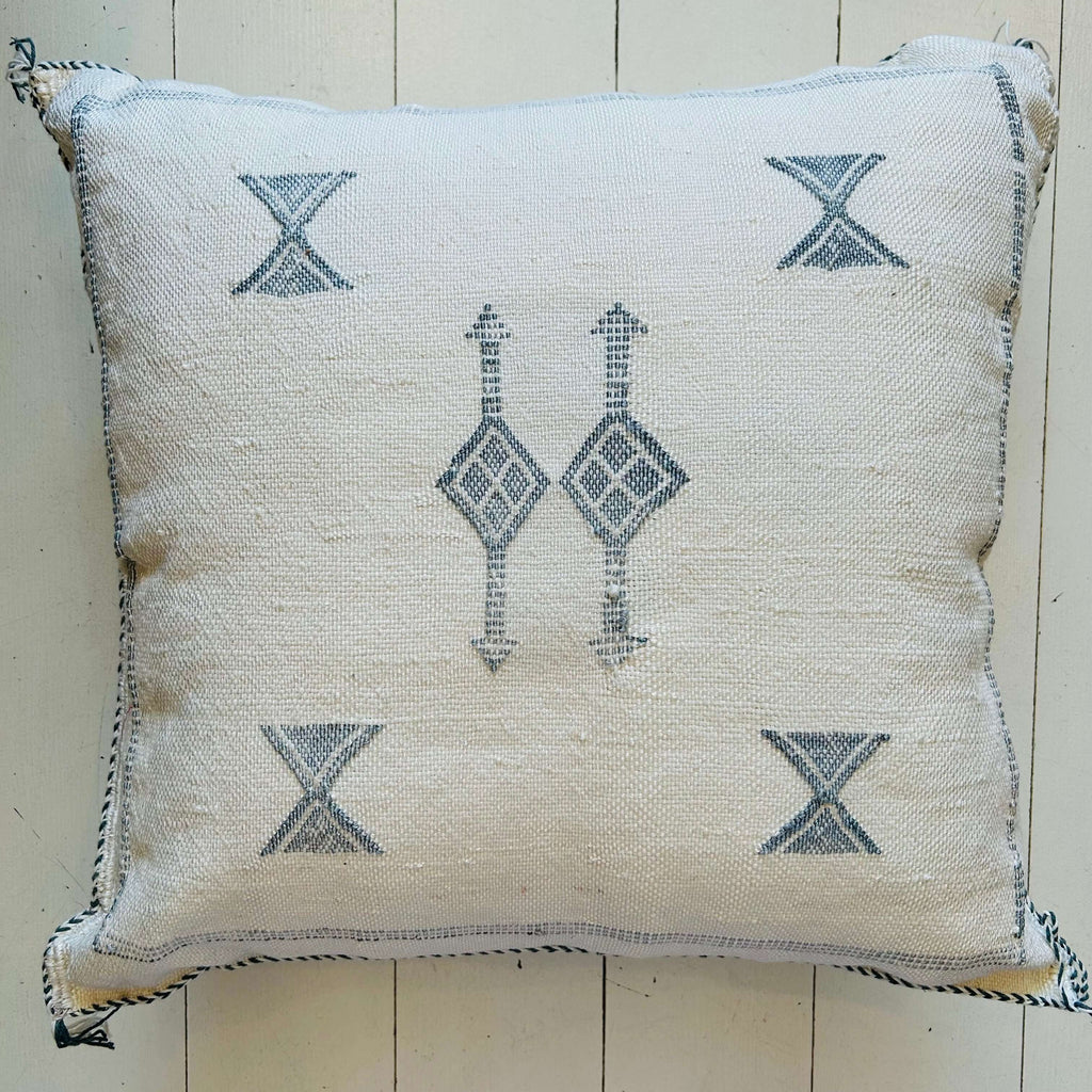 Cactus Silk Cushion (Porcelain) - Mashi Moosh