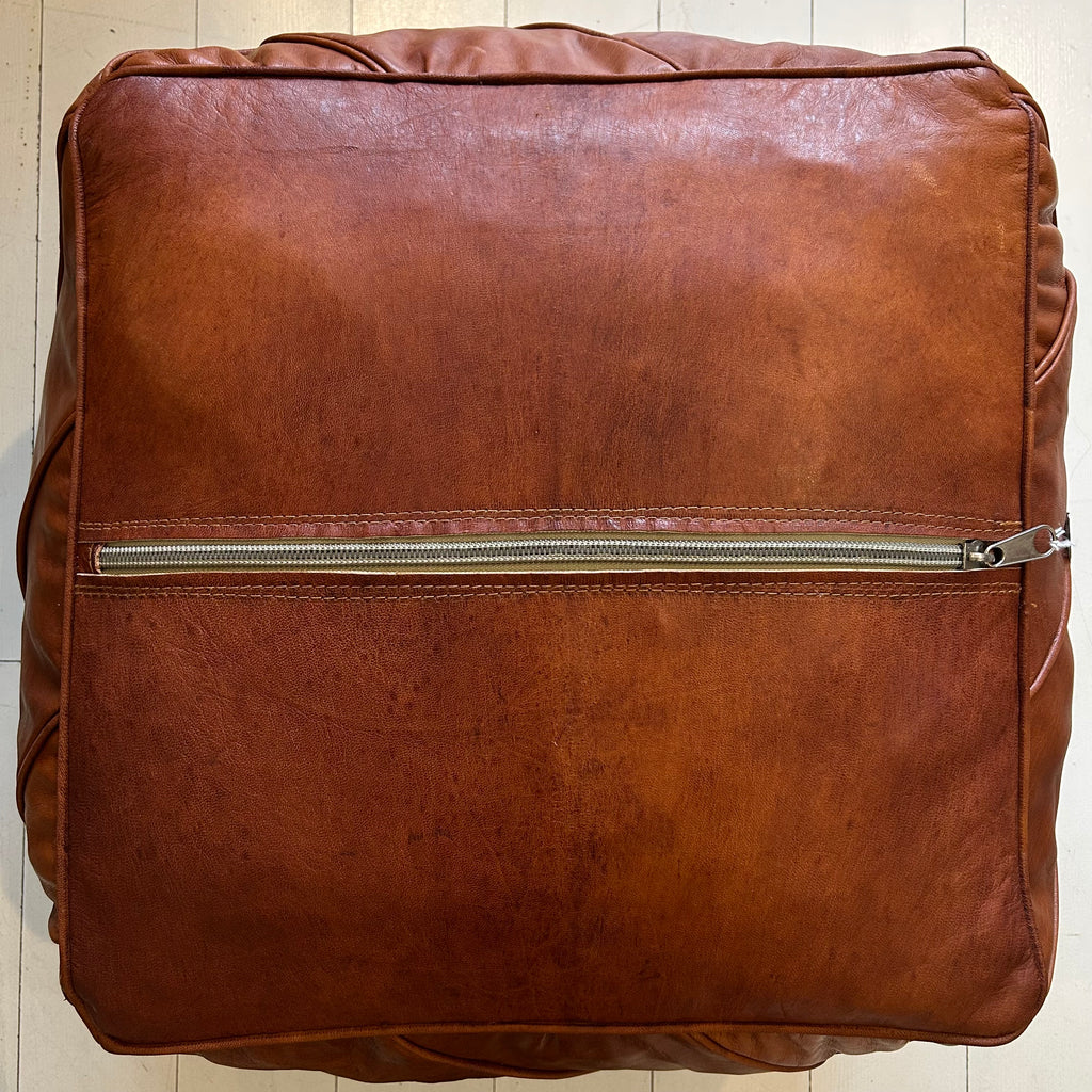 Square Moroccan Pouffe - Canyon