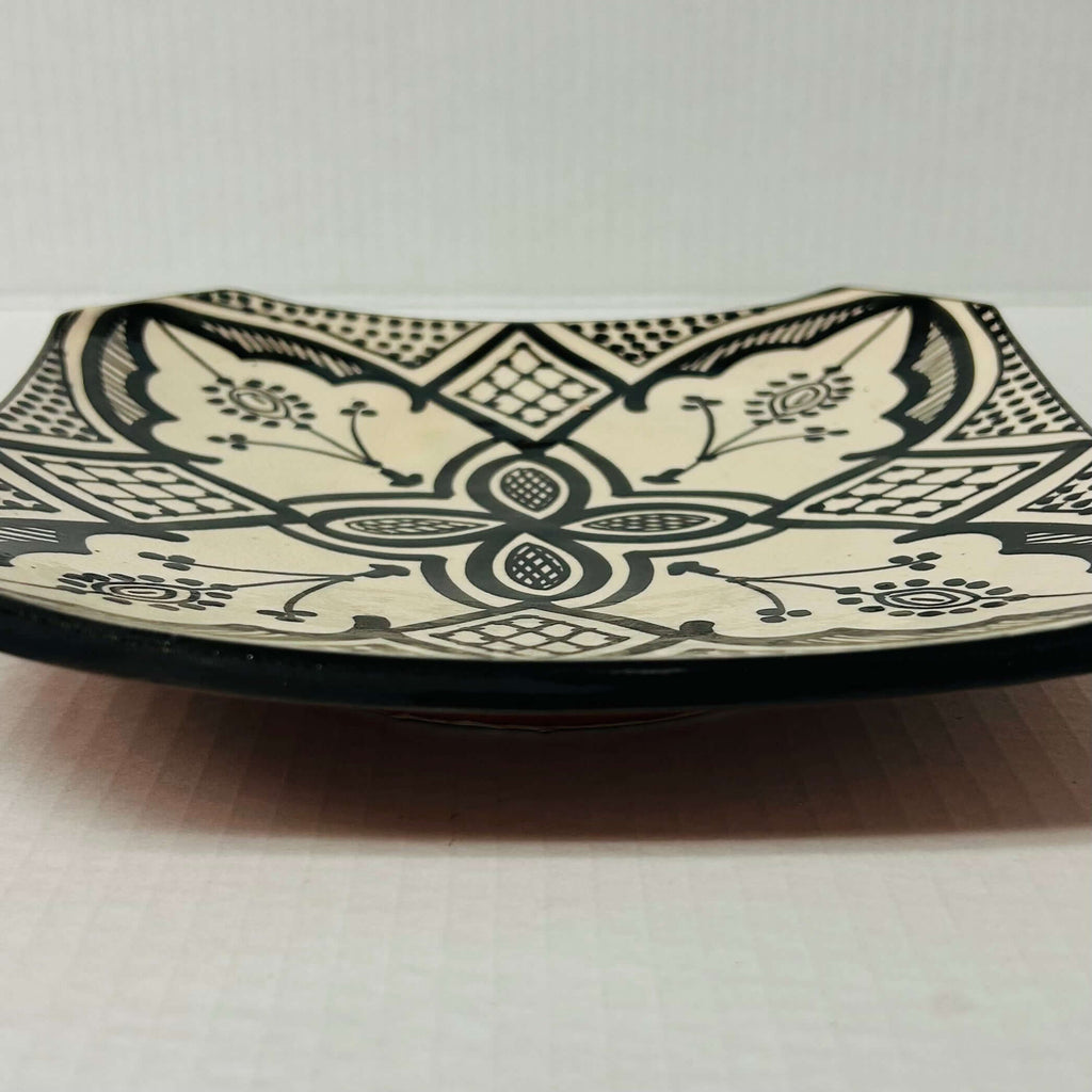 Safi Square Plate Black