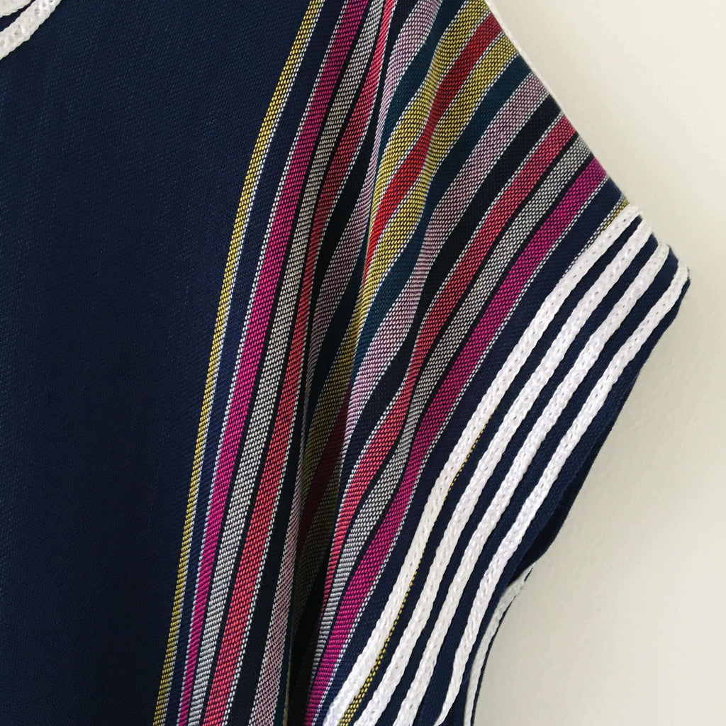 Kaftan - Striped (Navy) - Mashi Moosh