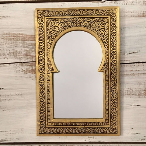 Keyhole Arch - Brass Mirror - Mashi Moosh