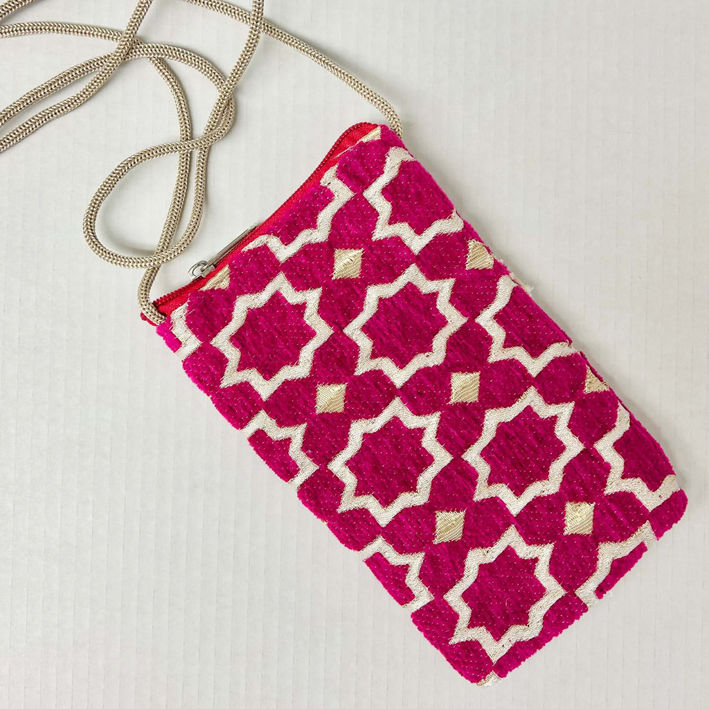 Chenille Phone Purse - (6 Colours) - Mashi Moosh