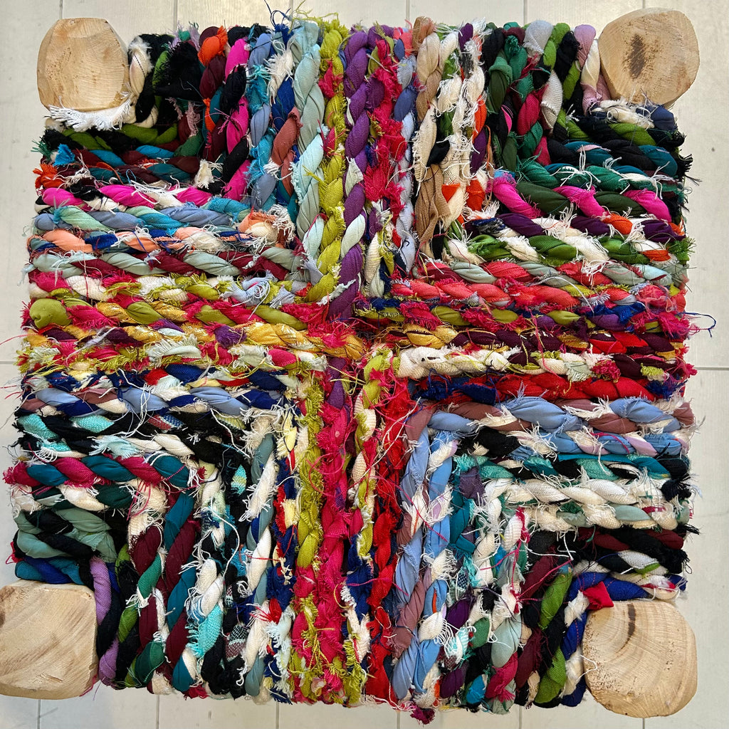 Stool 16” (Boucherouite) #9