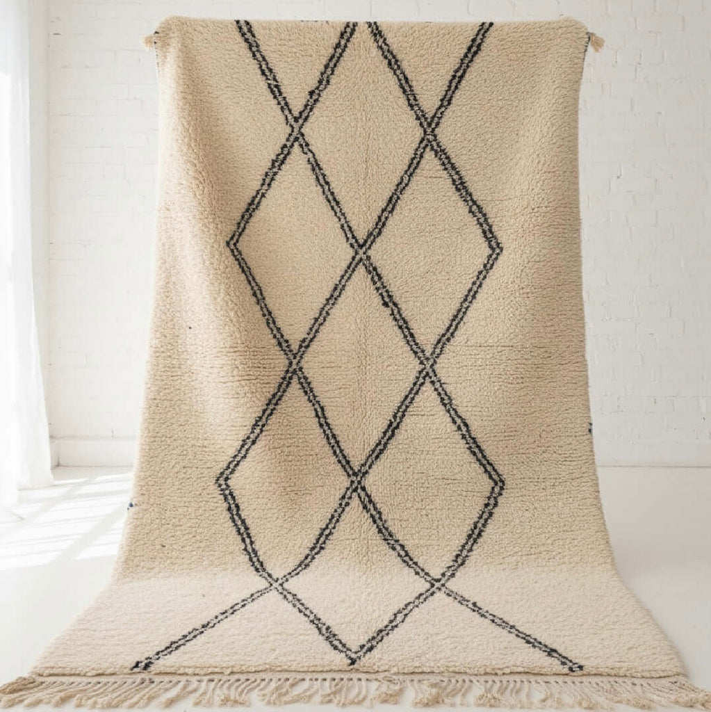 Moroccan Beni Ourain Rug - Mashi Moosh