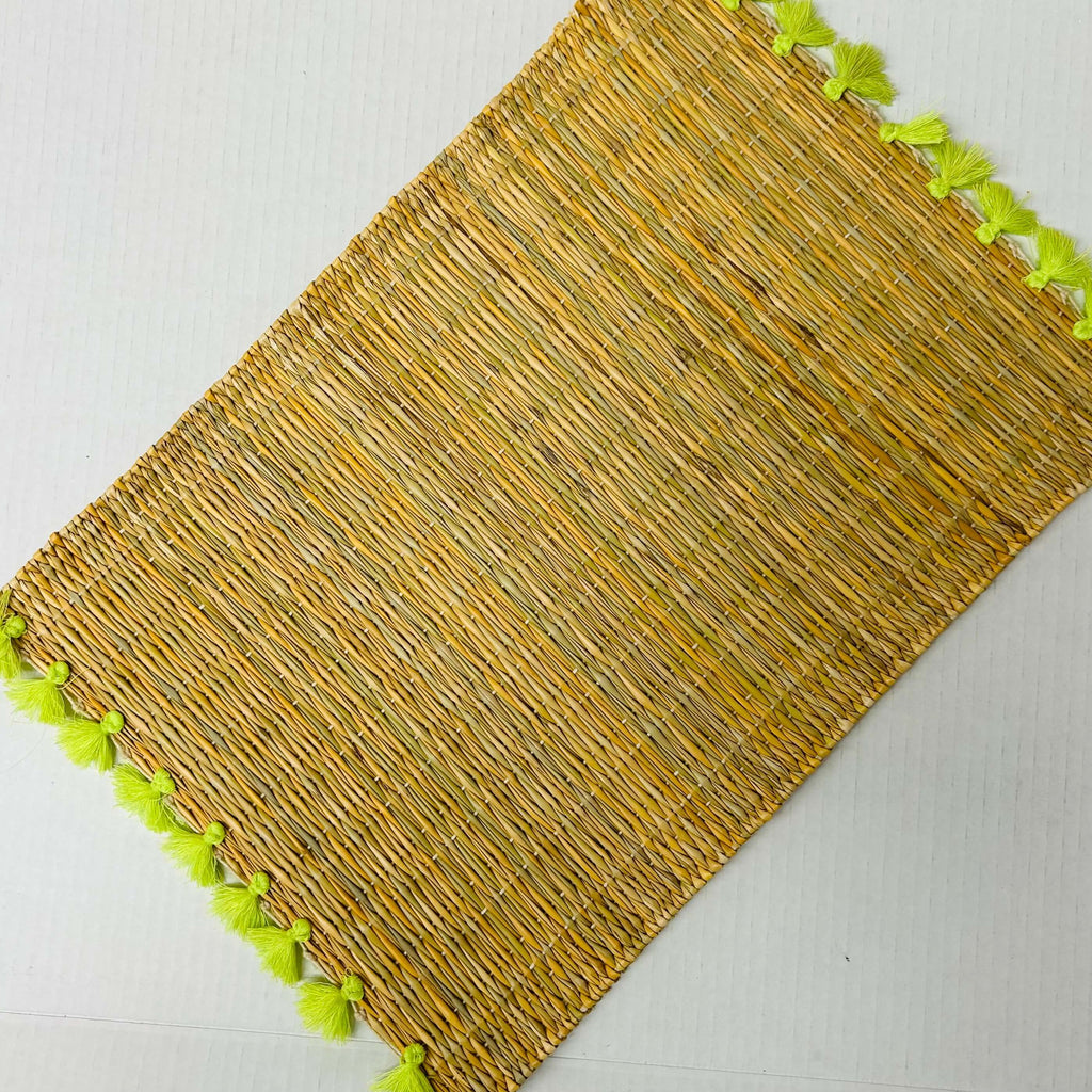 Tassel Placemats - Various Colours (Set of 2) - Mashi Moosh