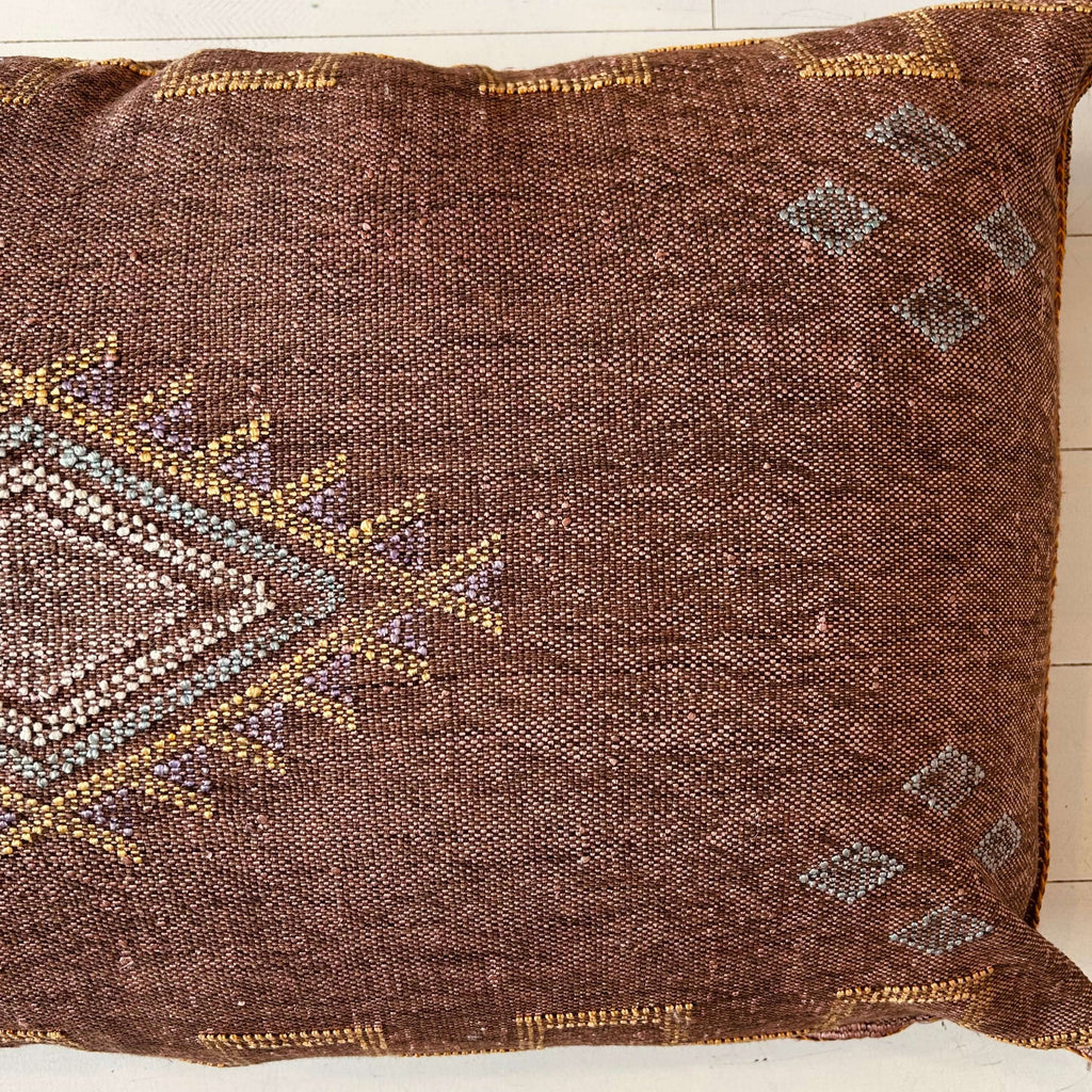 Cactus Silk Cushion (Hazelnut) - Mashi Moosh