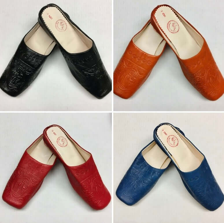 Womens Leather Sandals (Assorted Colours)) - Mashi Moosh