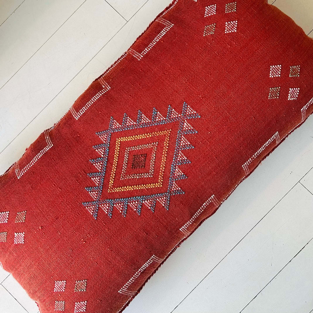Cactus Silk Cushion (Cayenne) - Mashi Moosh