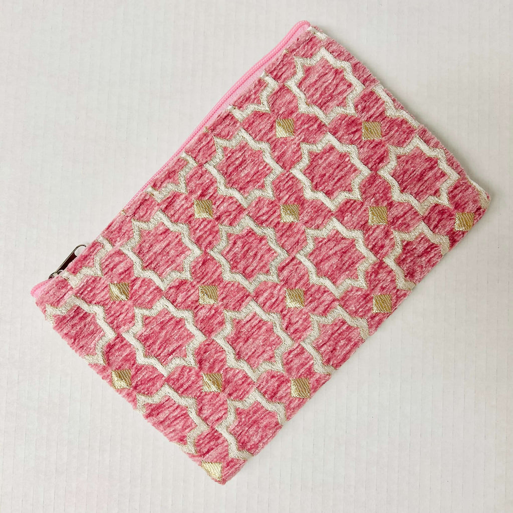 Chenille Clutch - Medium (6 Colours) - Mashi Moosh