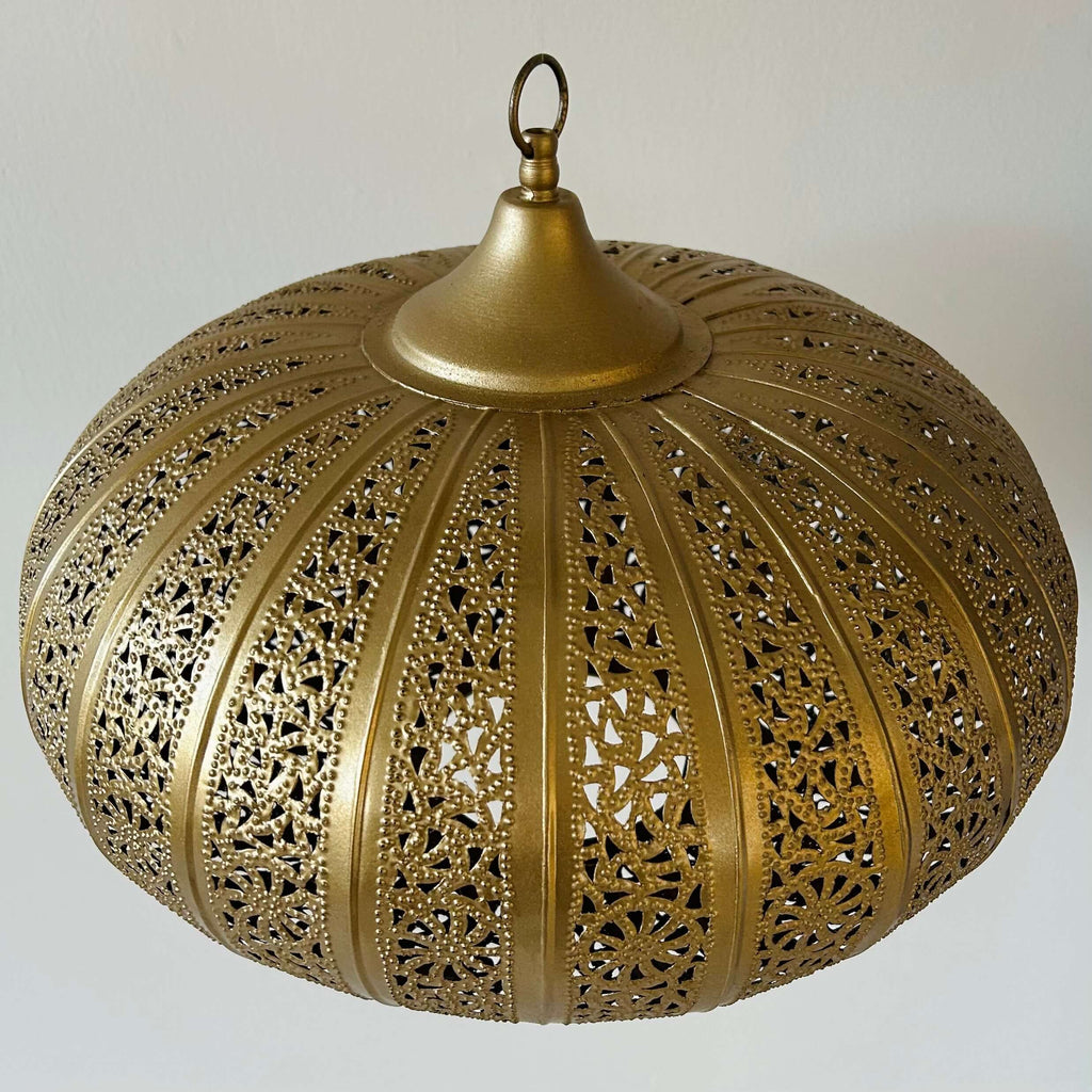 ‘Globe’ Lantern (IIII) - Gold - Mashi Moosh