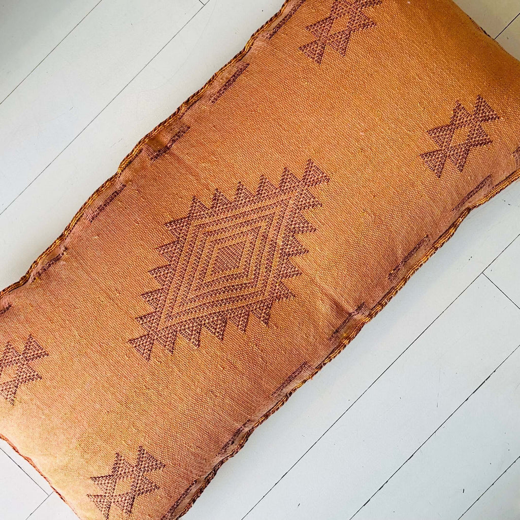 Cactus Silk Cushion (Papaya) - Mashi Moosh