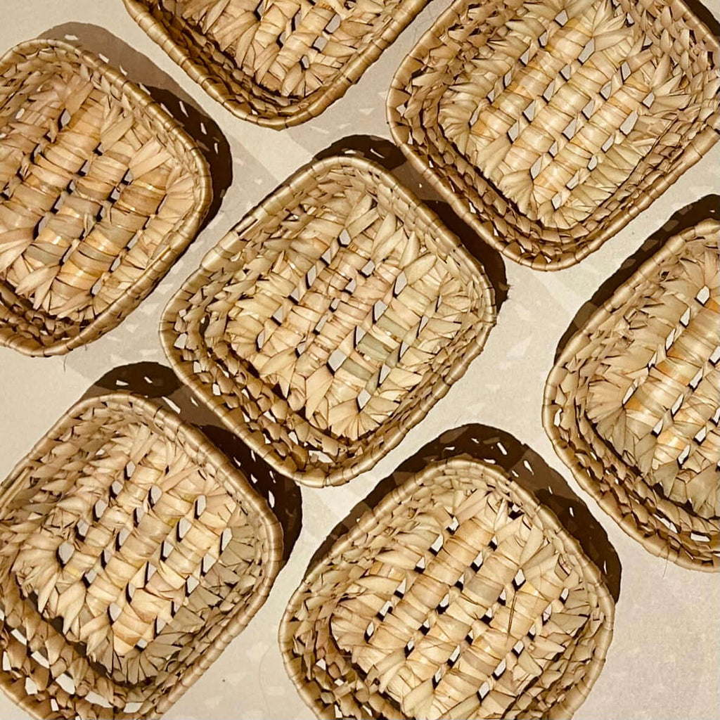 woven storage basket mini