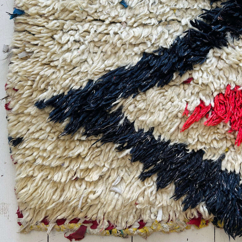 Moroccan Boucherouite Rug - Mashi Moosh