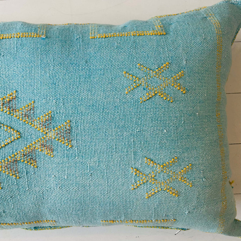 Cactus Silk Cushion (Summer Sky) - Mashi Moosh