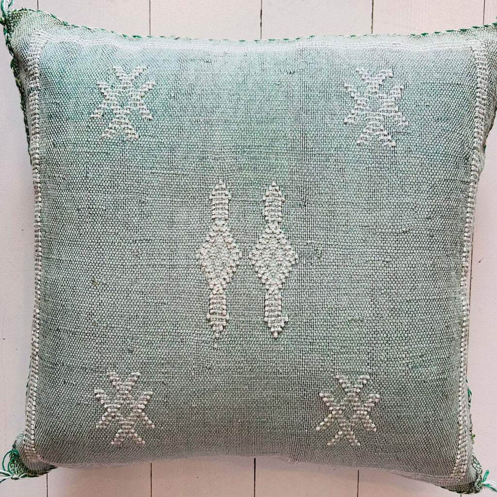 Cactus Silk Cushion (Eucalyptus) - Mashi Moosh