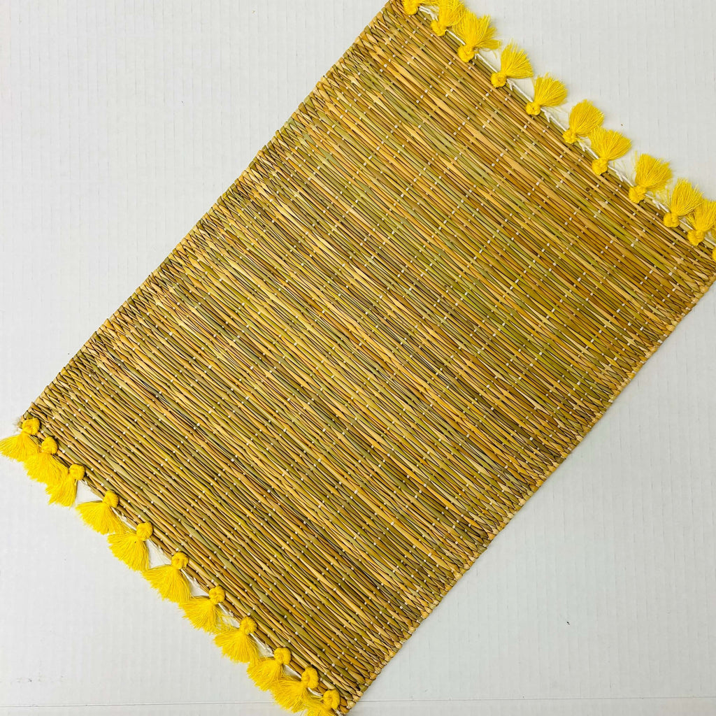 Tassel Placemats - Various Colours (Set of 2) - Mashi Moosh