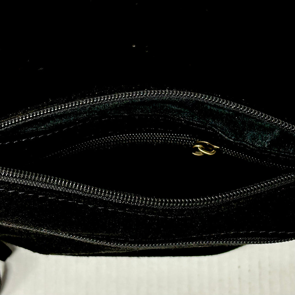 Suede Crossbody Bag