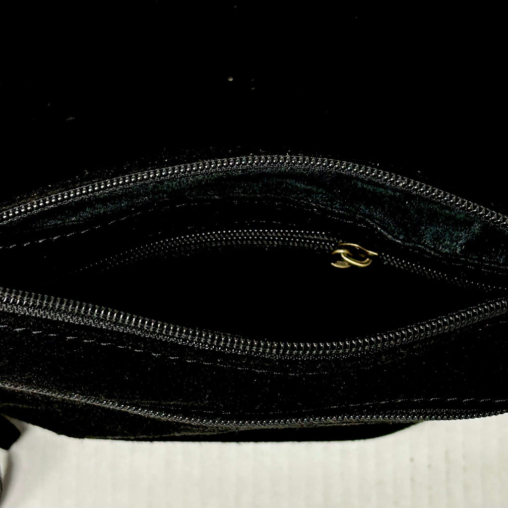 Suede Crossbody Bag