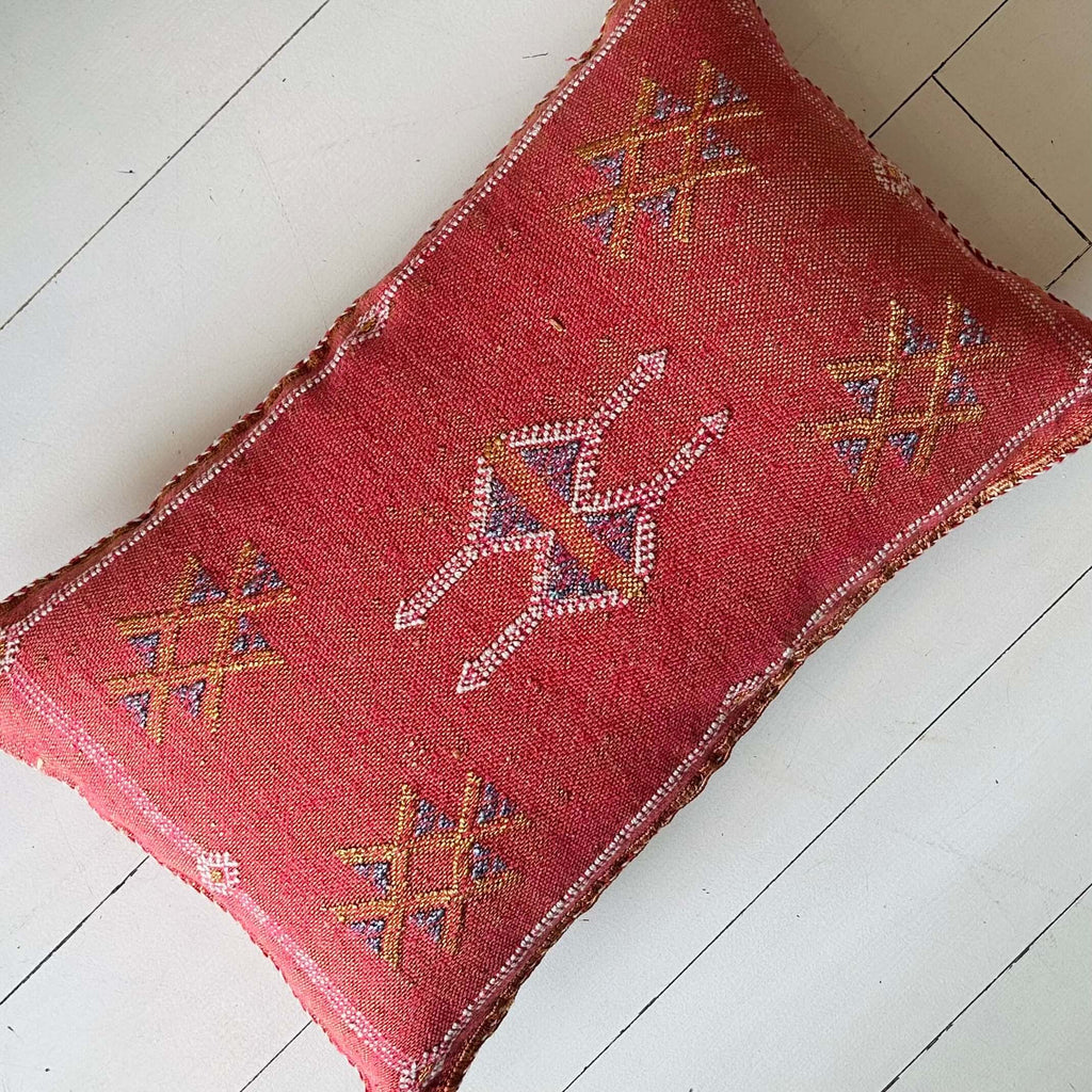 Cactus Silk Cushion (Guava) - Mashi Moosh