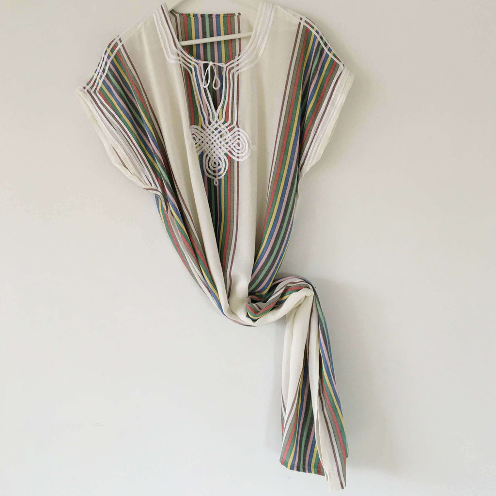 Kaftan - Striped (Cream) - Mashi Moosh