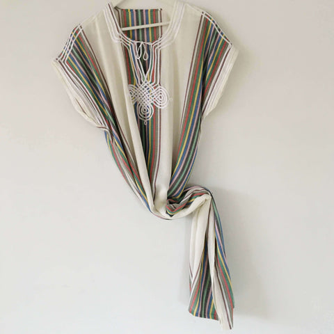 Kaftan - Striped (Cream) - Mashi Moosh