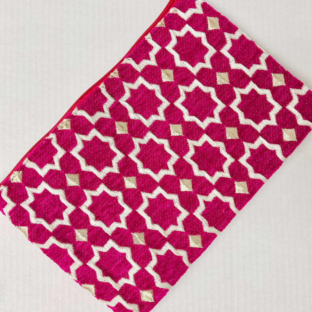 Chenille Clutch - Large (6 Colours) - Mashi Moosh