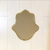 Hamsa Hand Mirror - Brass - Mashi Moosh