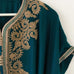 Kaftan - Style #1 Intricate Embroidered (Teal) - Mashi Moosh