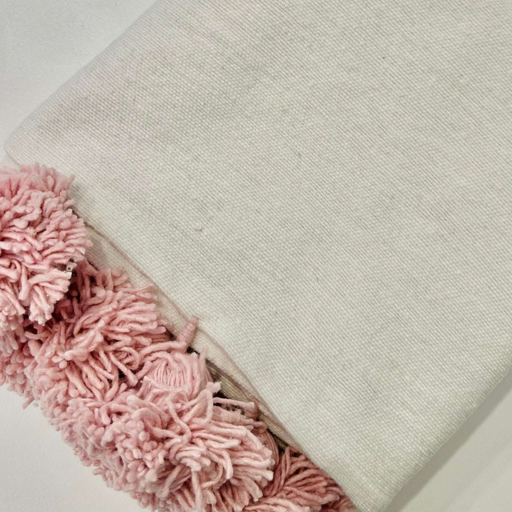 Moroccan PomPom Blanket - Mashi Moosh