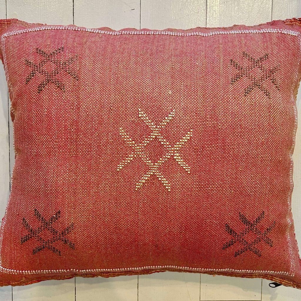 Cactus Silk Cushion (Terra Cotta) - Mashi Moosh