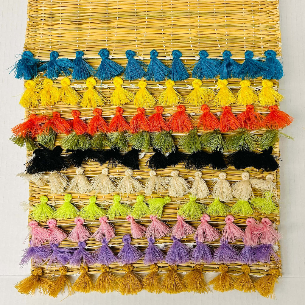Tassel Placemats - Various Colours (Set of 2) - Mashi Moosh