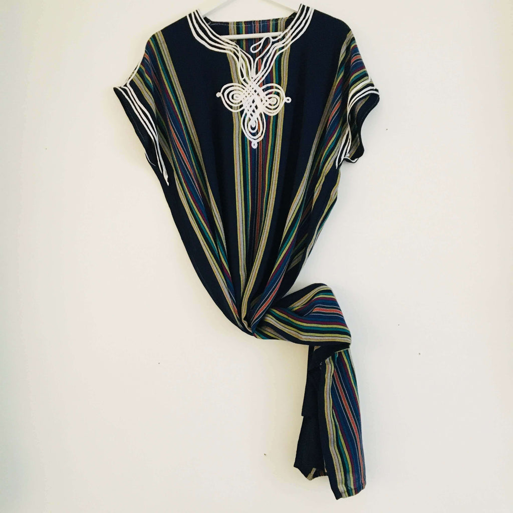 Kaftan - Striped (Midnight) - Mashi Moosh