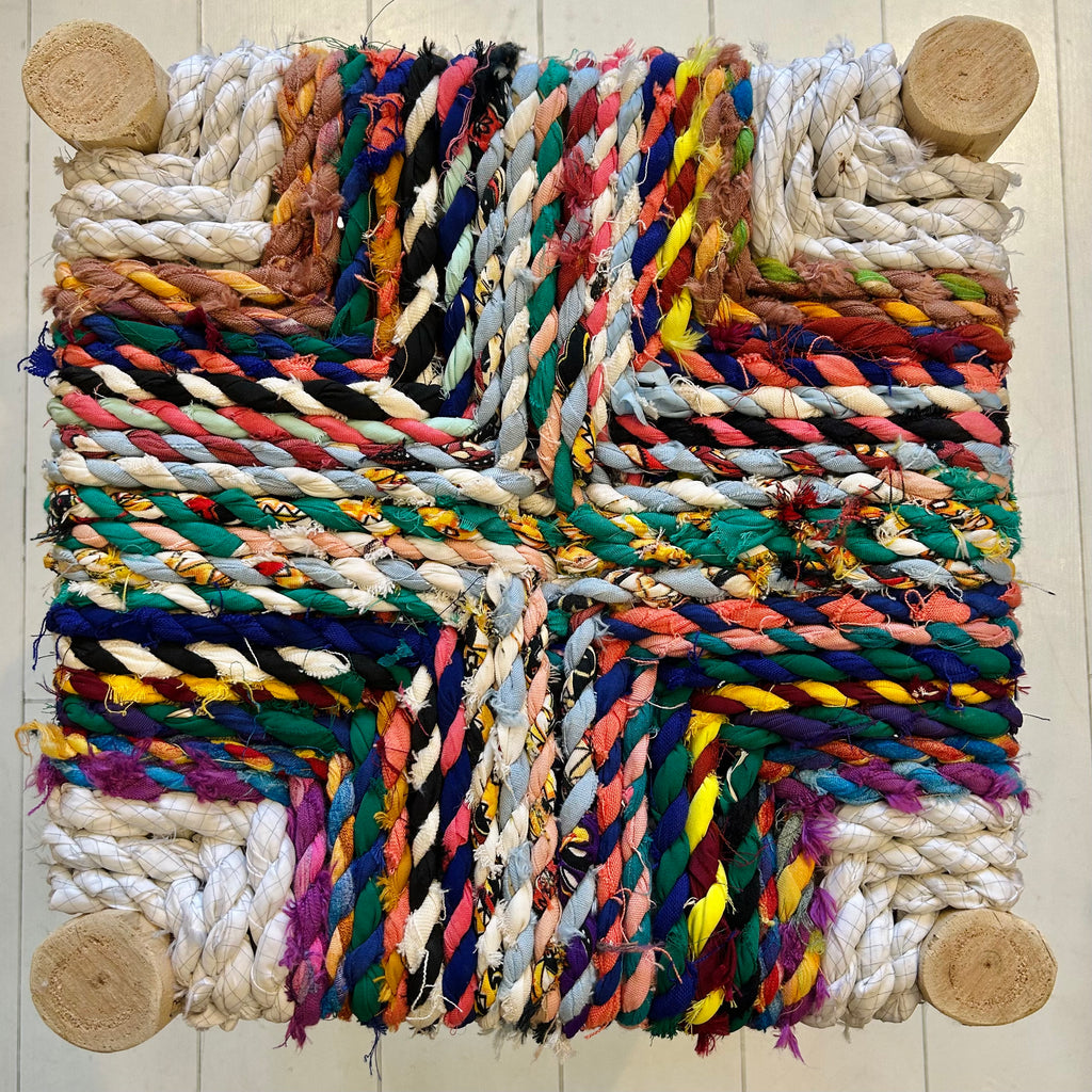 Stool 16” (Boucherouite) #6