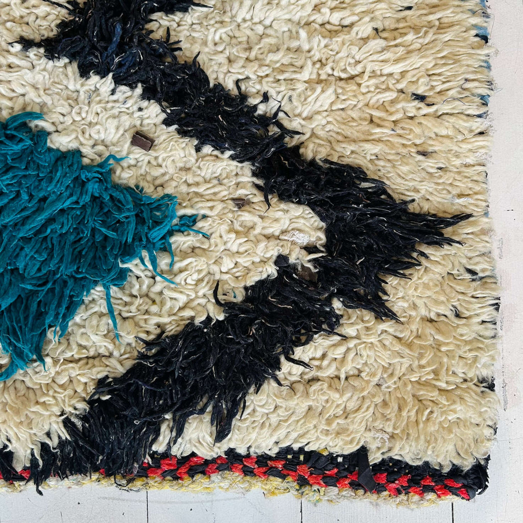 Moroccan Boucherouite Rug - Mashi Moosh
