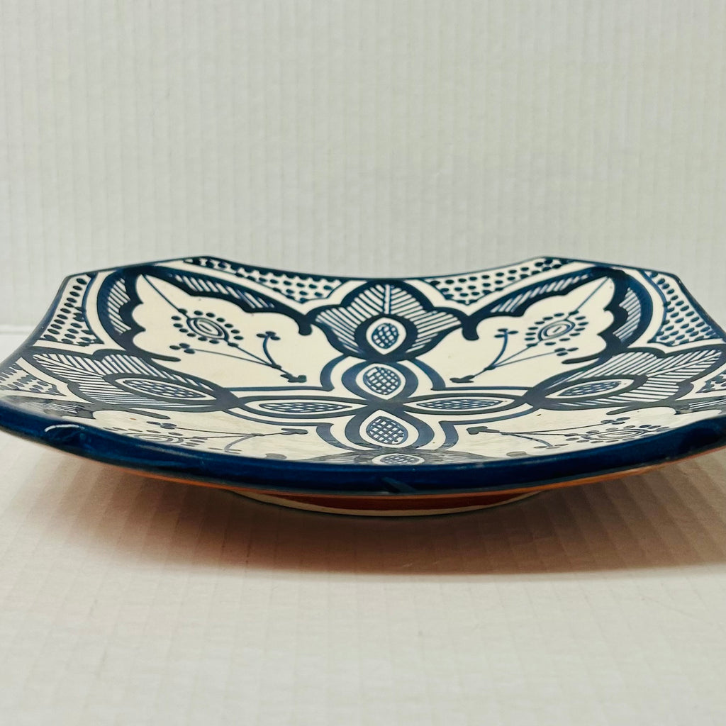Safi Square Plate Blue