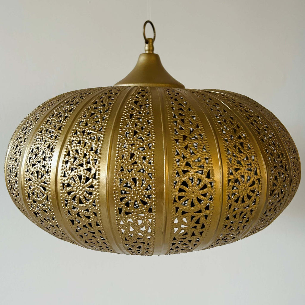 ‘Globe’ Lantern (IIII) - Gold - Mashi Moosh