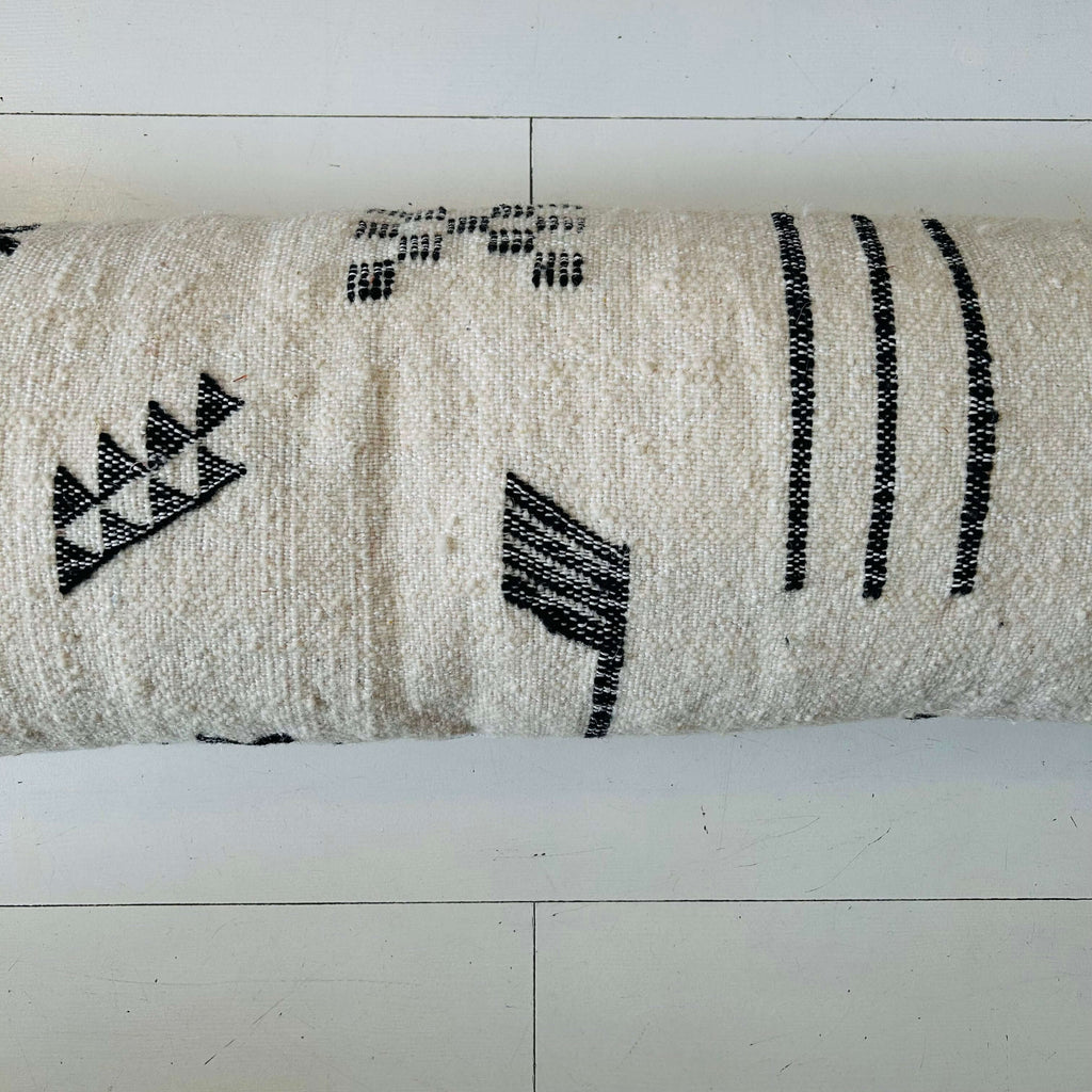 Berber Cushion Long (Cream I) - Mashi Moosh