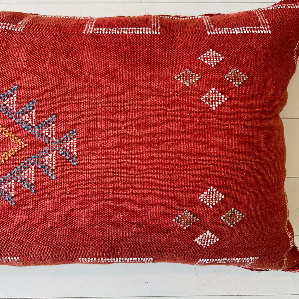 Cactus Silk Cushion (Cayenne) - Mashi Moosh