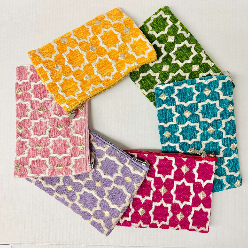 Chenille Clutch - Small (6 Colours) - Mashi Moosh