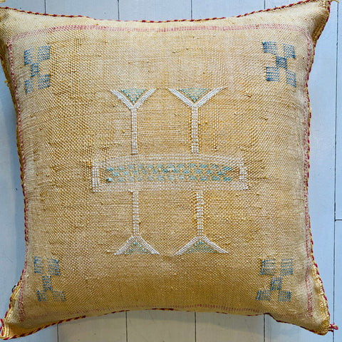 Cactus Silk Cushion (Buttercup)