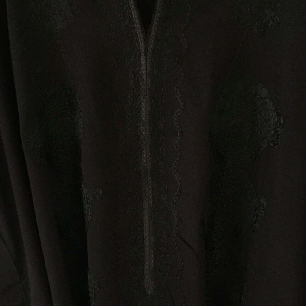 Kaftan - Embroidered Lightweight (Midnight) - Mashi Moosh