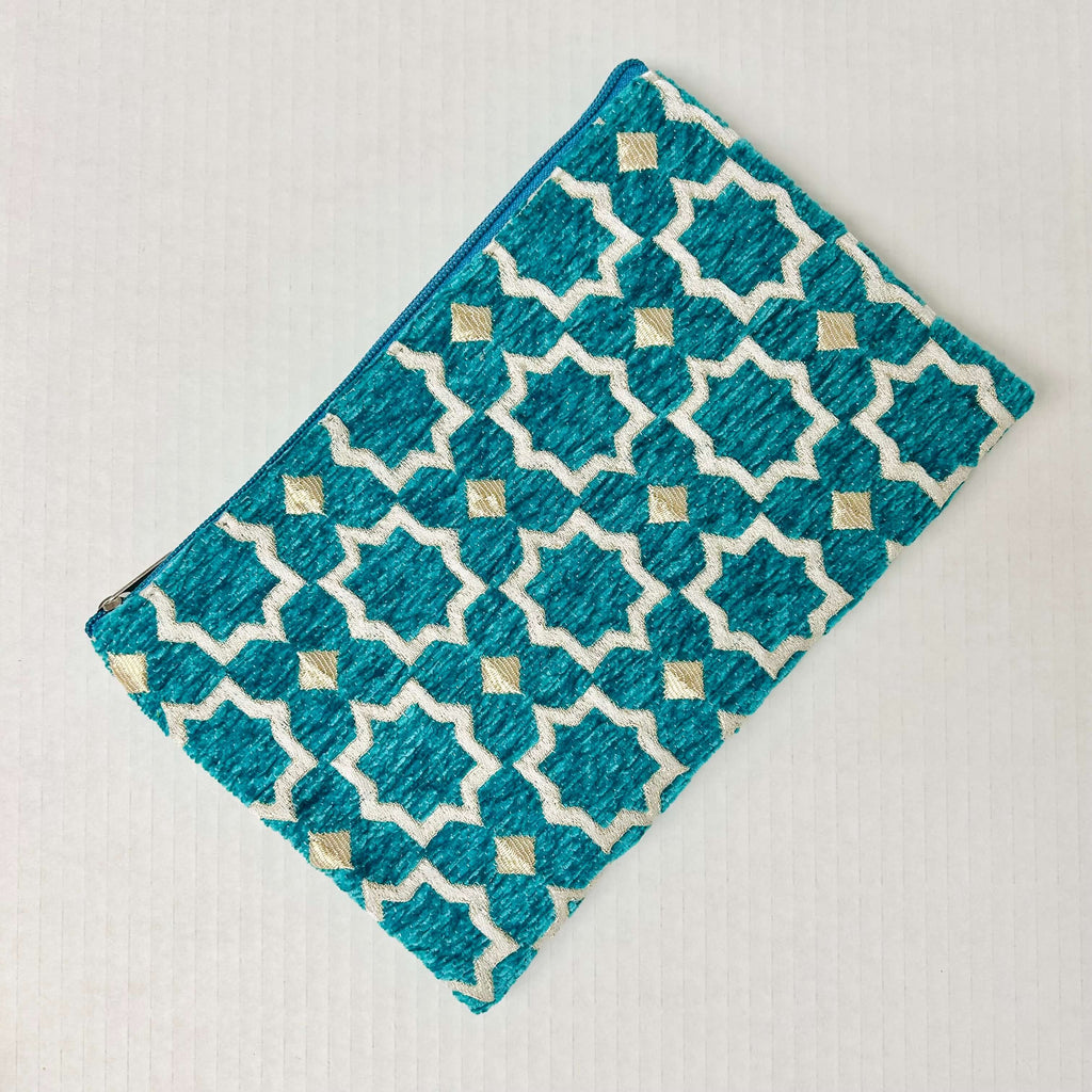 Chenille Clutch - Medium (6 Colours) - Mashi Moosh