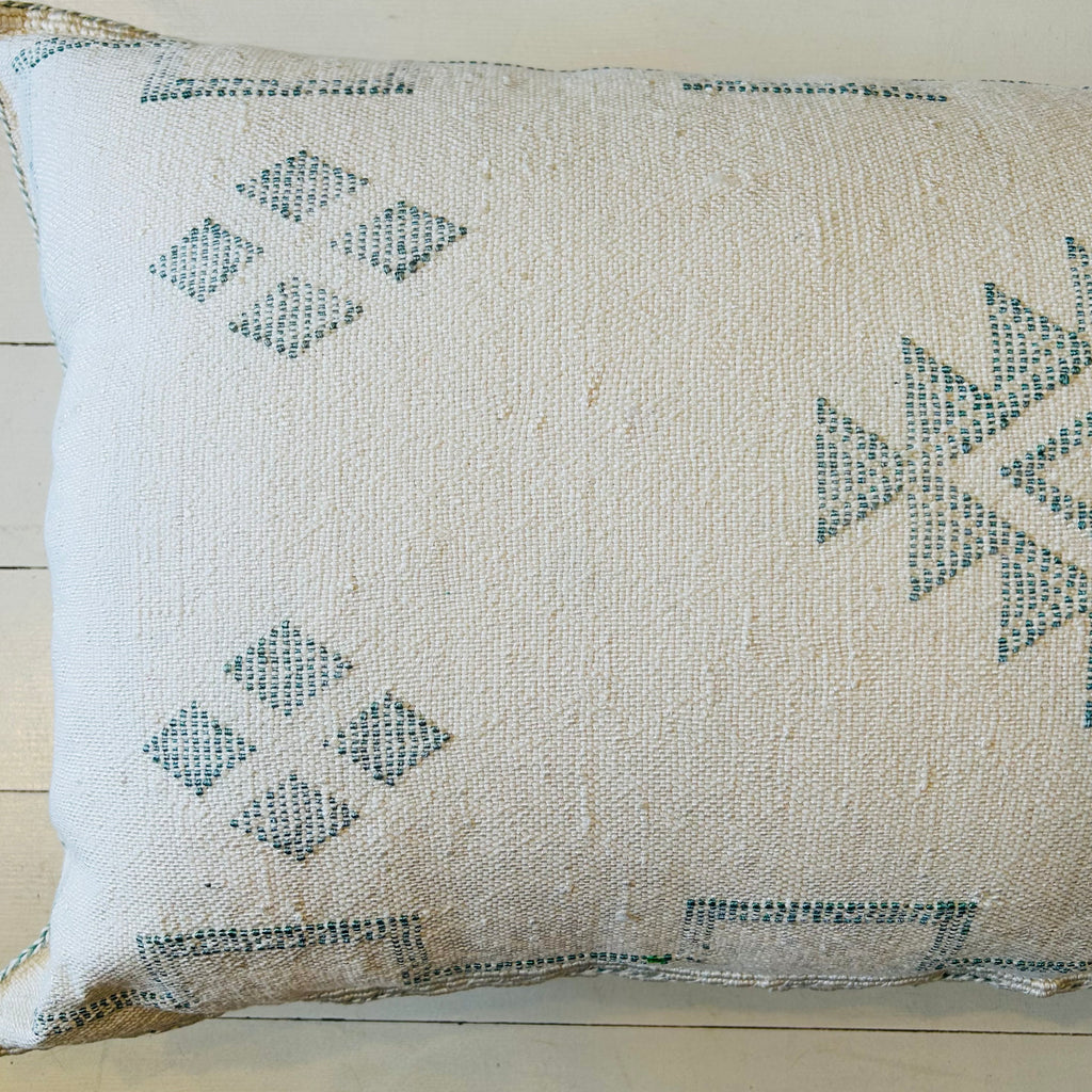 Cactus Silk Cushion (Porcelain) - Mashi Moosh