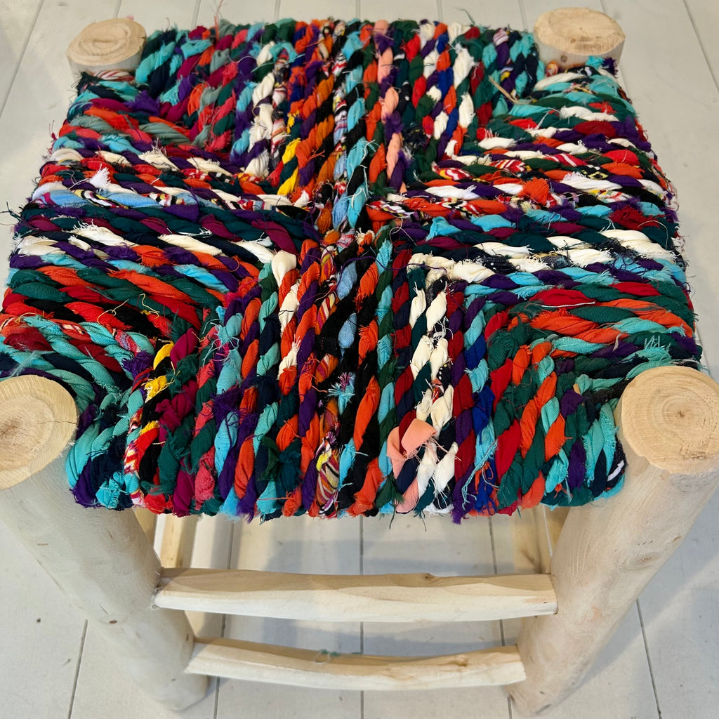 Stool 16” (Boucherouite) #11