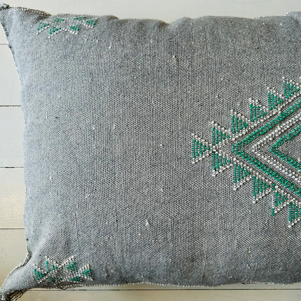 Cactus Silk Cushion (Stone)