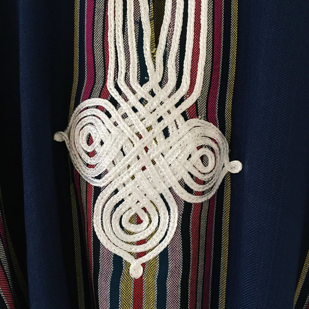 Kaftan - Striped (Navy) - Mashi Moosh